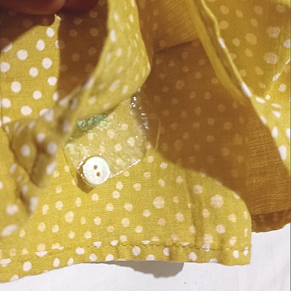 ENTRO Embroidered Polka Dot Multicolored Sleeveless Empire Waist Top NWT😀 - Picture 8 of 13